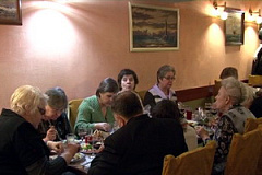 Праздничный благотворительный обед в Обществе слепых района Беговой