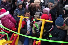 Префект побывал на открытии необычного тренажерного «зала» в Бескудникове
