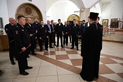 В храме блаженной Матроны Московской в Дмитровском прошло заседание Общественного совета при УВД по САО