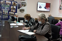 Пансионат №1 для ветеранов труда в САО принял участие в тотальном диктанте